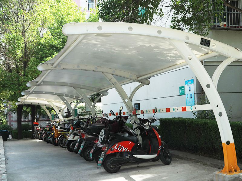 電動車車棚膜結(jié)構(gòu)